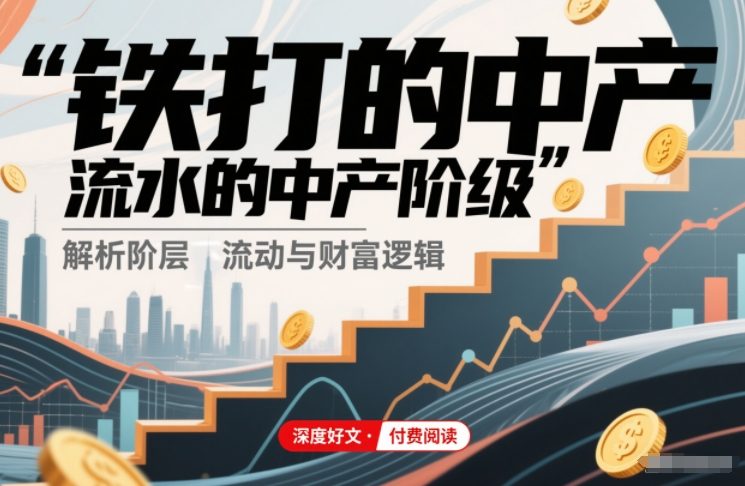 付费文章：铁打的中产，流水的中产阶级-第一资源库