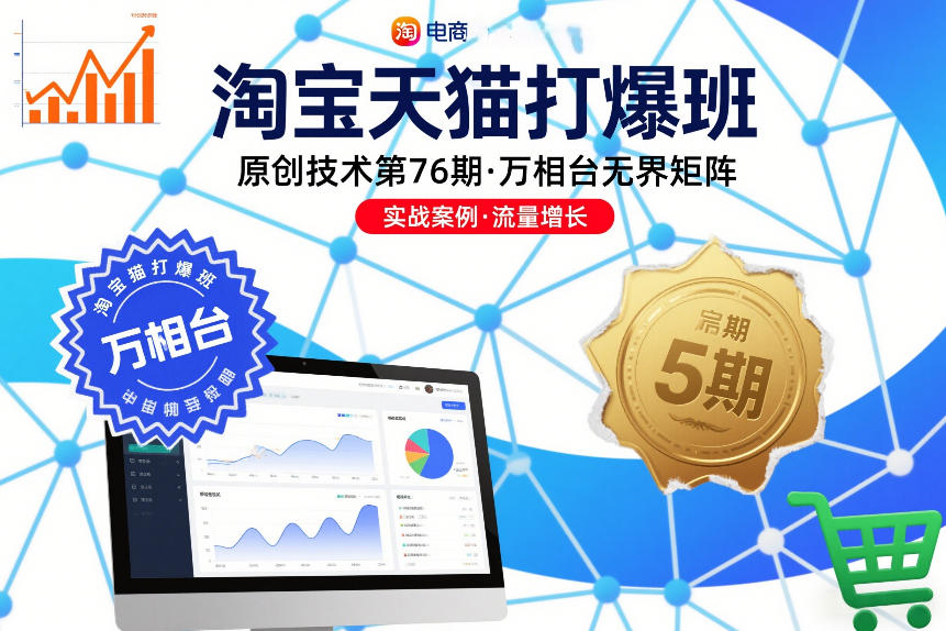 淘宝天猫打爆班原创技术第76期,万相台无界矩阵