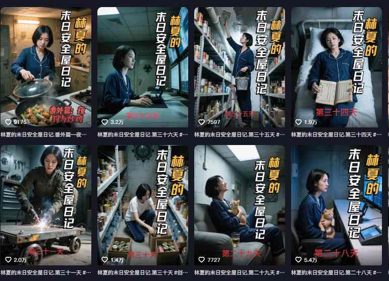 十个作品涨粉近20W！用AI制作末日安全日记连载，日入4位数，评论区爆肝求更新（附详细步骤）-第一资源库