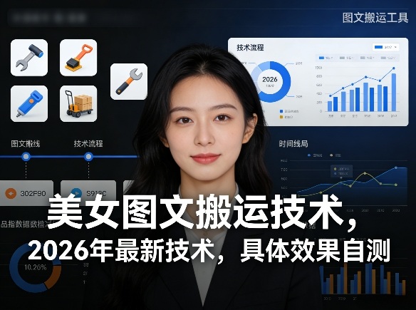 美女图文搬运技术，2026年最新技术，具体效果自测-菠萝头