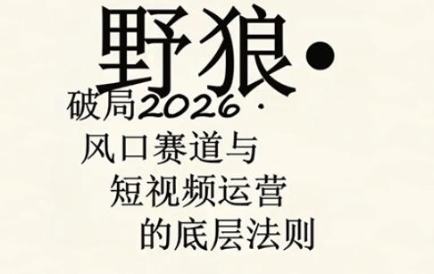 野狼团队·多平台实操运营课，覆盖AI口播、服装、好物、漫剪等热门玩法（更新4月29日）-菠萝头