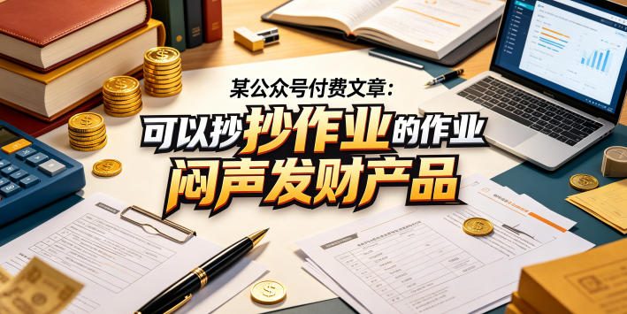 某公众号付费文章：可以抄作业的闷声发财产品-菠萝头
