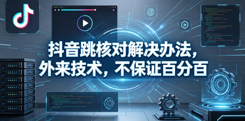 抖音跳核对解决办法，外来技术，不保证百分百-菠萝头