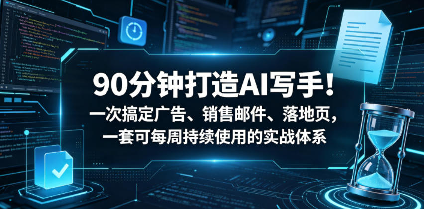90分钟打造AI写手！一次搞定广告、销售邮件、落地页，一套可每周持续使用的实战体系【原创双语字幕】-菠萝头