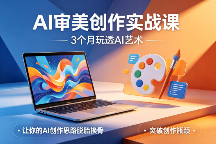 AI审美创作实战课，3个月玩透AI艺术，让你的AI创作思路脱胎换骨，突破创作瓶颈（更新0617）-菠萝头