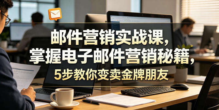 邮件营销实战课，掌握电子邮件营销秘籍，5步教你变卖金牌朋友【原创双语字幕】-菠萝头