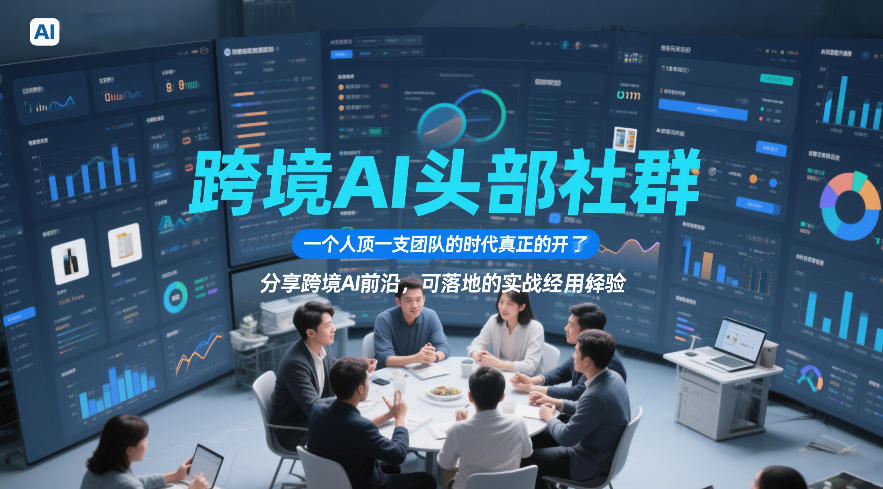 跨境AI头部社群，一个人顶一支团队的时代真正的开始了，分享跨境AI前沿，可落地的实战经验（更新6月29日）-菠萝头