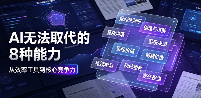 付费文章：AI无法取代的8种能力-菠萝头