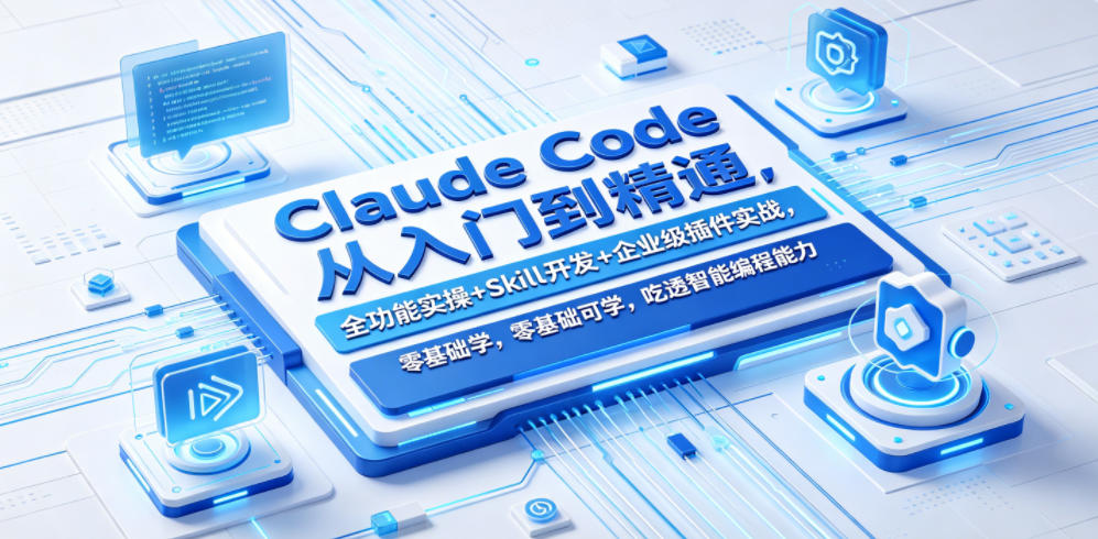 Claude Code从入门到精通，全功能实操+Skill开发+企业级插件实战，零基础可学，吃透智能编程全能力（更新0712）-菠萝头