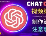 正确使用Chat GPT制作有价值的中文视频脚本,并在YouTube获利-第一资源库