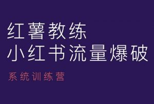 红薯教练-小红书内容运营课,小红书运营学习终点站-第一资源库