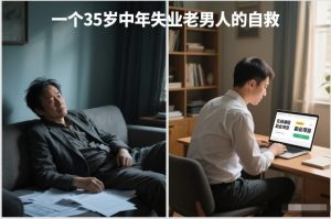 付费文章:一个35岁中年失业老男人的自救-第一资源库