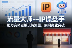 流量大师—IP操盘手,助力实体老板玩转流量,实现商业突破-菠萝头