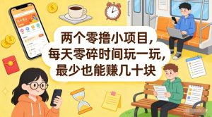 两个零撸小项目，每天零碎时间玩一玩，最少也能賺几十米【揭秘】-菠萝头