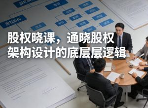 股权晓课，通晓股权架构设计的底层逻辑-菠萝头