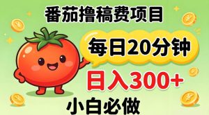 番茄撸稿费，每天20分钟，日入300+！0门槛躺賺，小白直接抄作业【揭秘】-菠萝头