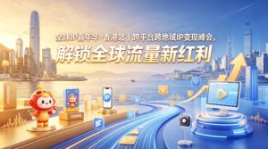 全球IP嘉年华·香港站｜跨平台跨地域IP变现峰会，解锁全球流量新红利-菠萝头