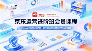 京东运营进阶班会员课程，新手入门与老运营进阶，助力商家快速掌握京东运营精髓-菠萝头