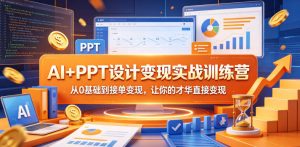 AI+PPT设计变现实战训练营，从0基础到接单变现，让你的才华直接变现-菠萝头