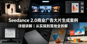 Seedance 2.0商业广告大片生成案例详细讲解|从实操到落地全拆解-菠萝头