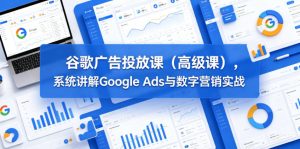 谷歌广告投放课（高级课），系统讲解Google Ads与数字营销实战-菠萝头