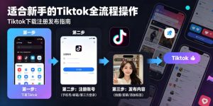 Tiktok下载注册发布，适合新手的Tiktok全流程操作-菠萝头