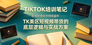 视界跨境TIKTOK4月17培训笔记，在规则变化中持续盈利，TK美区短视频带货的底层逻辑与实战方案【文档】-菠萝头