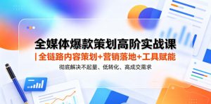 全媒体爆款策划高阶实战课|全链路内容策划+营销落地+工具赋能,彻底解决不起量、低转化、低成交难题-菠萝头