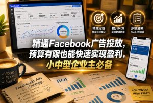 精通Facebook广告投放,预算有限也能快速实现盈利,小中型企业主必备【原创双语字幕】-菠萝头