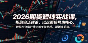2026期货短线实战课，拒绝空泛理论，以盘面信号为核心，教你在分化行情中抓关键品种、避诱多陷阱（更新）-菠萝头