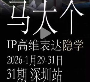 马大个《IP高维表达》全套12800线下大课笔记,手把手教你打造个人IP-菠萝头