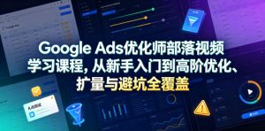 Google Ads优化师部落视频学习课程，从新手入门到高阶优化、扩量与避坑全覆盖（更新2026）-菠萝头