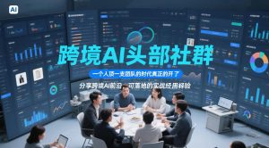 跨境AI头部社群，一个人顶一支团队的时代真正的开始了，分享跨境AI前沿，可落地的实战经验（更新6月29日）-菠萝头