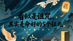 付费文章：看似是诅咒，其实是命好的5个征兆-菠萝头