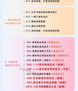 小红书虚拟项目特训班9.0,AI原创PPT技术全跑通,单品单店月纯利润几个W-菠萝头